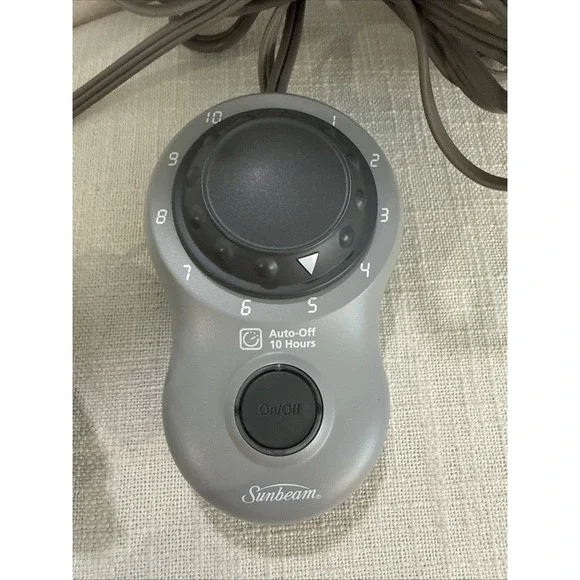 Sunbeam Electric Heated Blanket Remote Control 3 Prong Style S85A Replacement - Picture 2 of 7